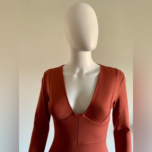 Mendocino Executive Dress in Persimmon - Picture 3 of 6